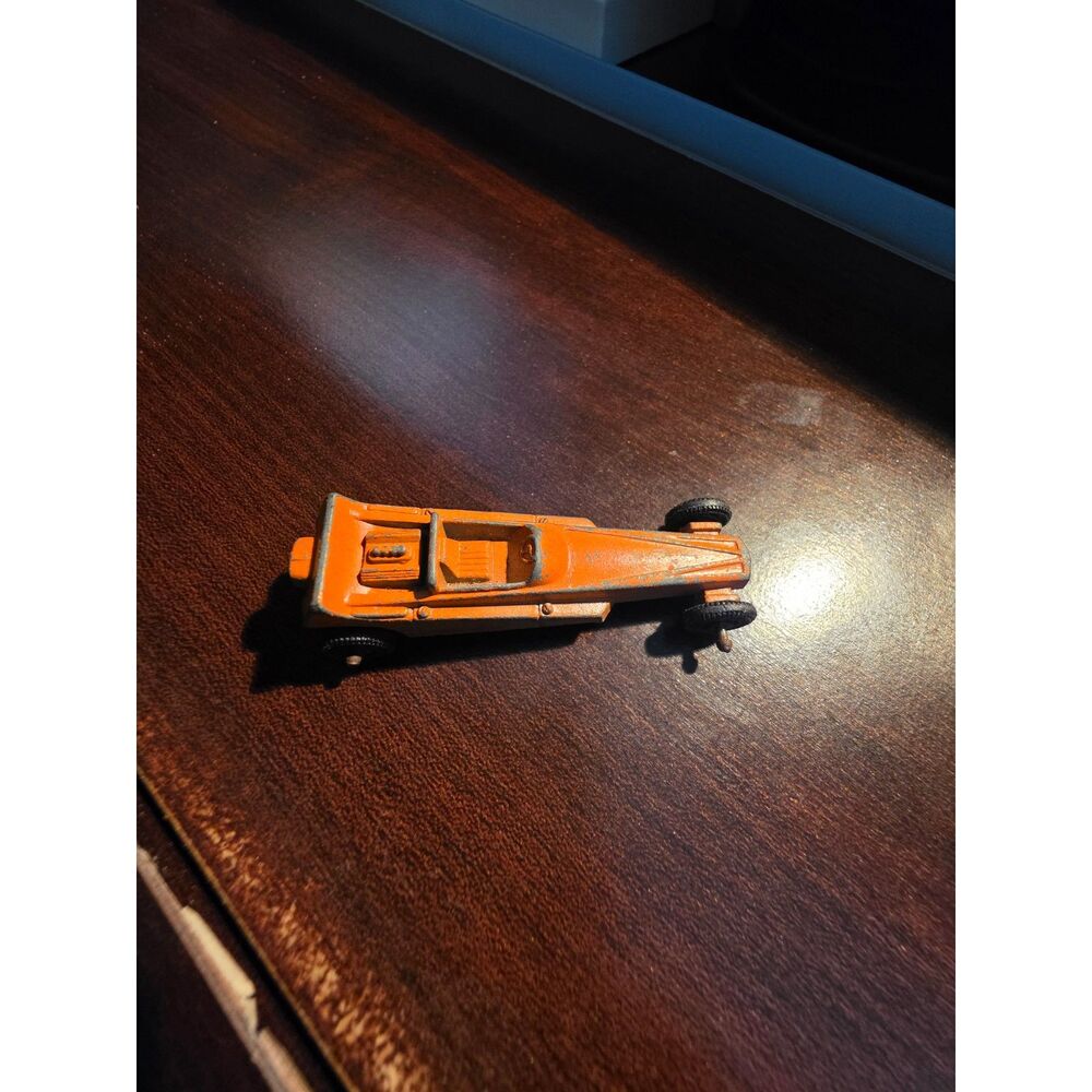 Tootsietoy Dragster Orange Vintage 1960s